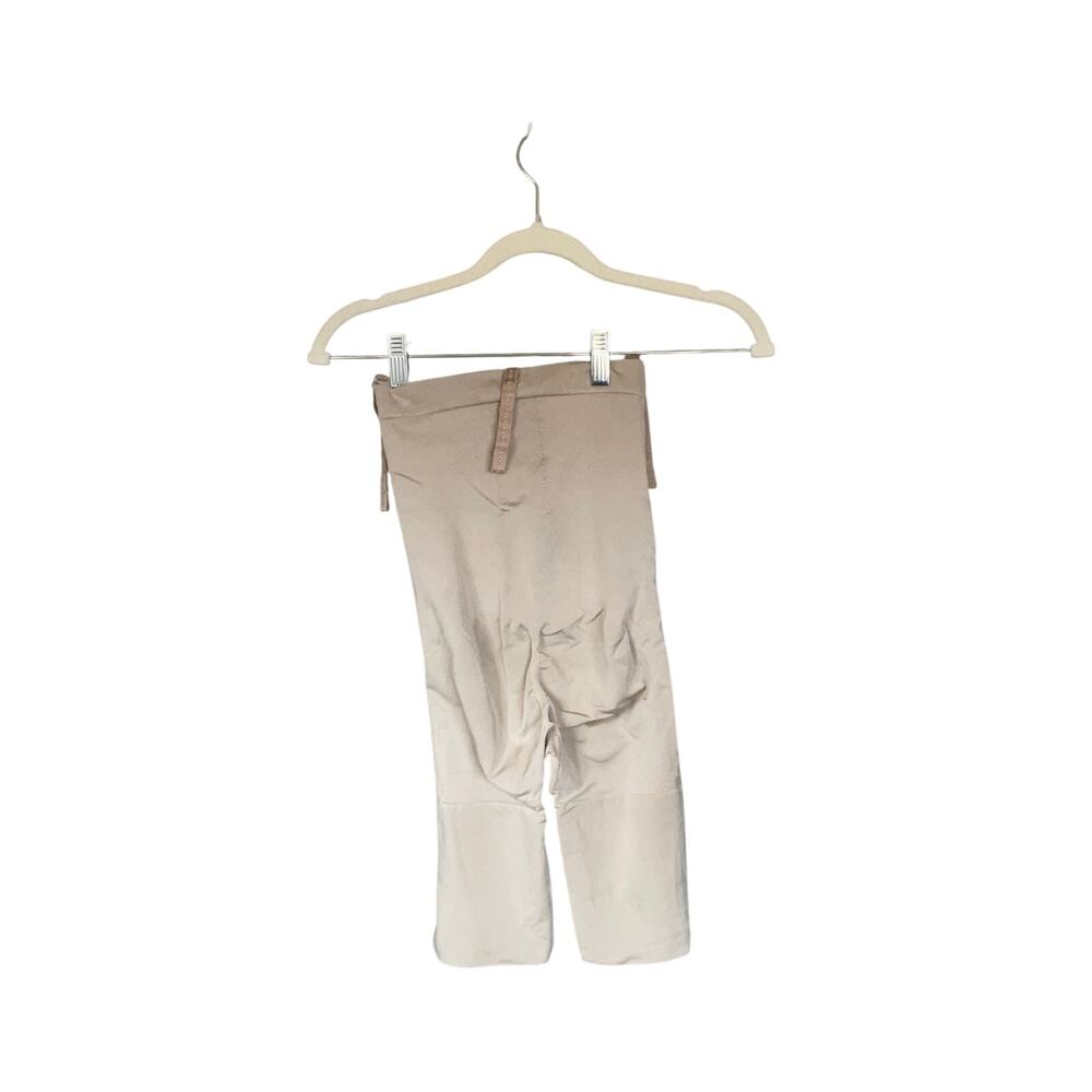 Spanx Womens High Waisted Tummy Control Mid-Thigh Shaper Shorts Medium Beige